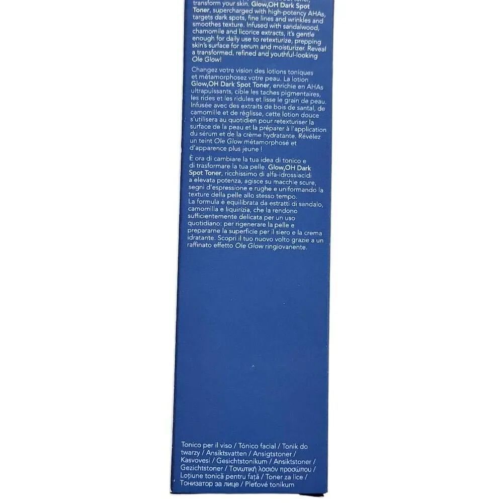 Ole Henrickson Glow 2OH Dark Spot Toner 7% High Potency AHAs - Picture 7 of 8